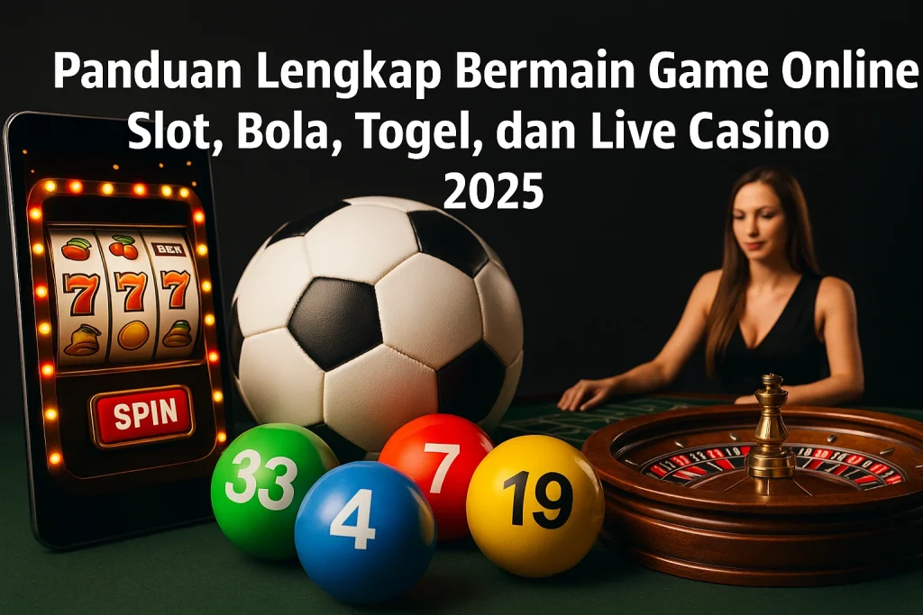 Panduan Lengkap Bermain Game Online Slot, Bola, Togel, dan Live Casino 2025